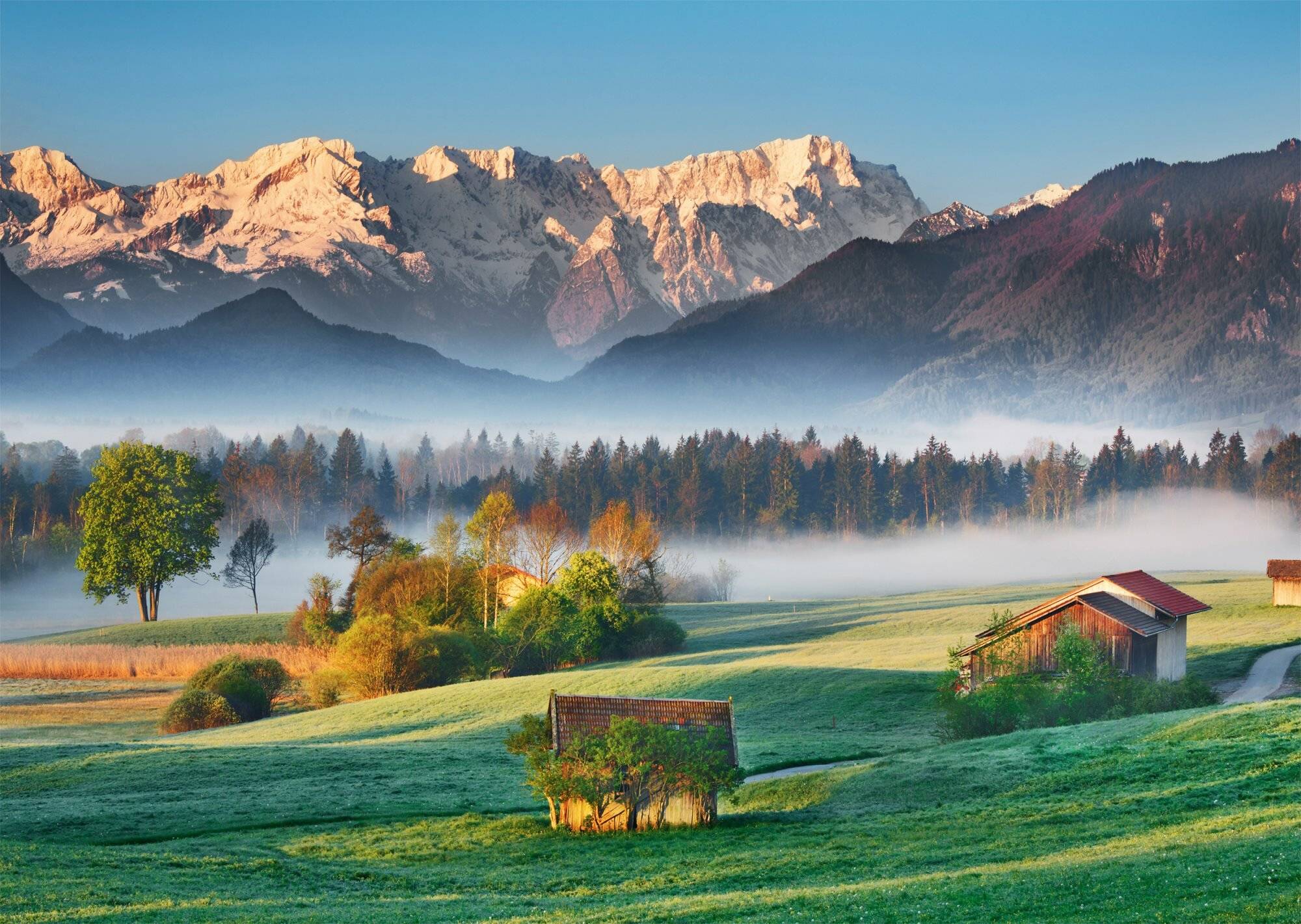 Schmidt Spiele Puzzle Garmisch Partenkirchen, Murnauer Moos 1000Teile