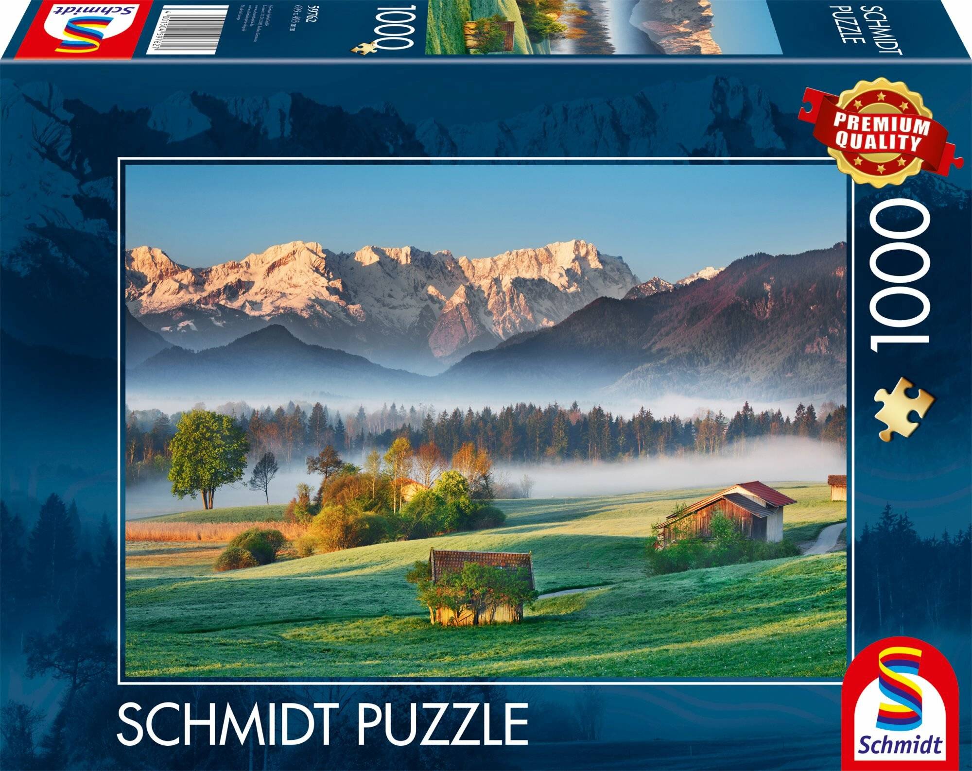 Schmidt Spiele Puzzle Garmisch Partenkirchen, Murnauer Moos 1000Teile