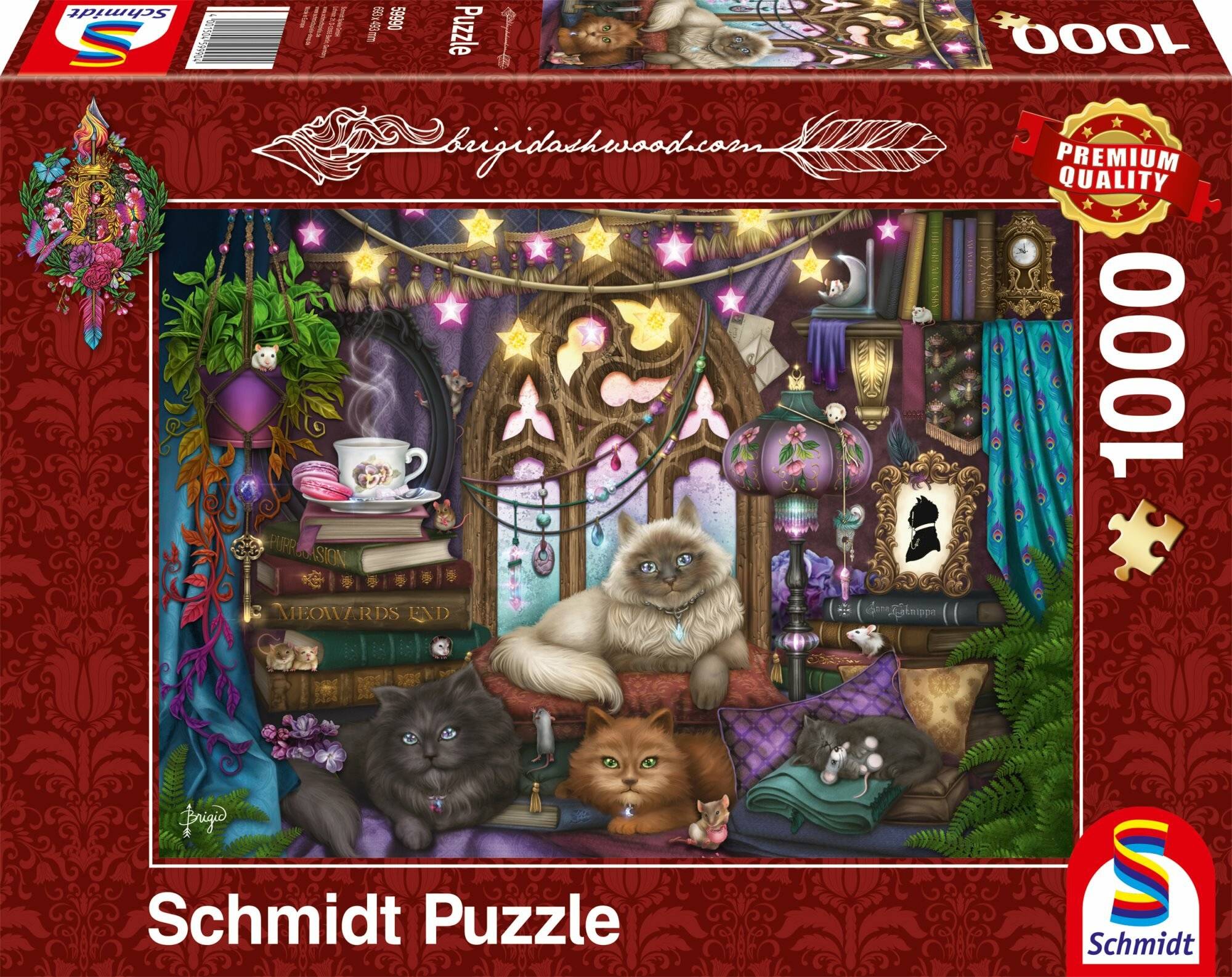 SCHMIDT Puzzle Kä tzchen und Sofa 1000 Teile