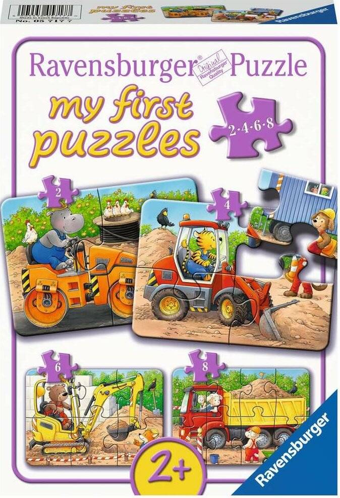 RAVENSBURGER Mein erstes Tier-Puzzle 4in1 ( 2,4,6,8 Teile)