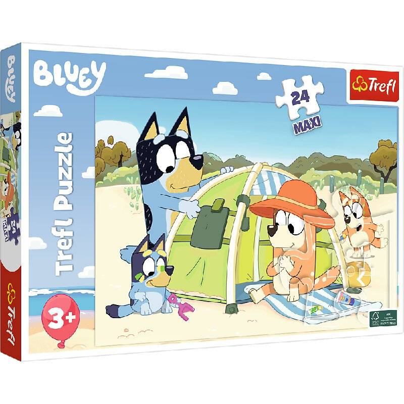 TREFL Puzzle Bluey und ihr groß er Tag MAXI 24 Teile