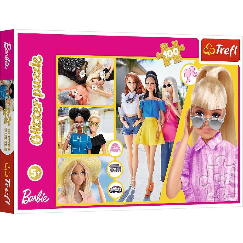 TREFL Sparkling Barbie Puzzle 100 Teile
