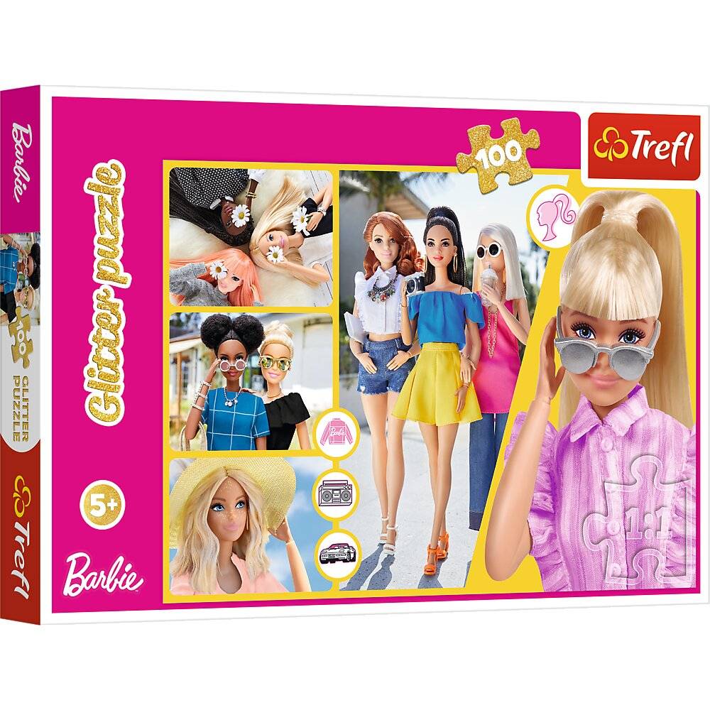 TREFL Sparkling Barbie Puzzle 100 Teile