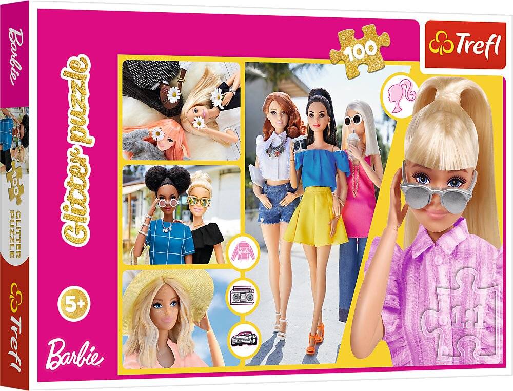 TREFL Sparkling Barbie Puzzle 100 Teile