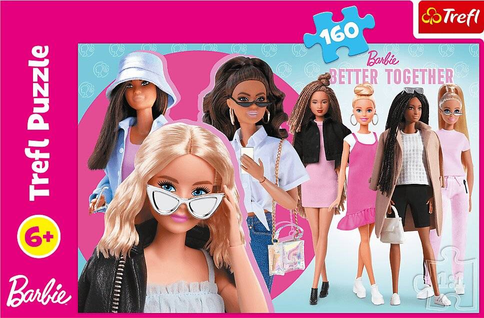 TREFL Puzzle Barbie und ihre Welt 160 Teile