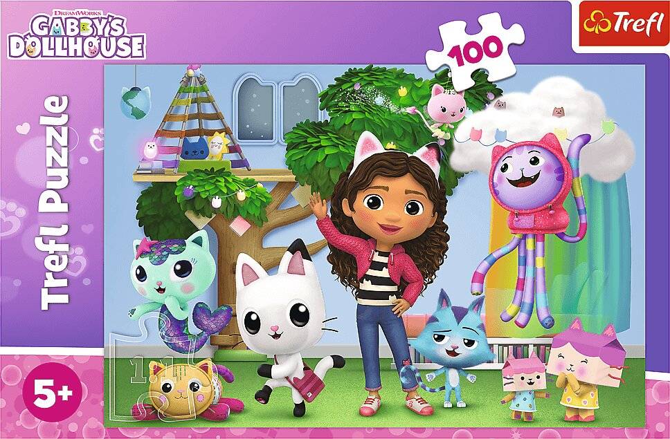 TREFL Puzzle Gaby' s Magic House 100 Teile