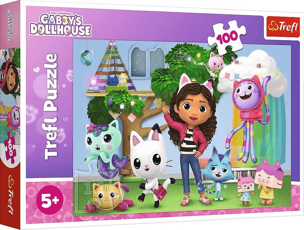TREFL Puzzle Gaby' s Magic House 100 Teile