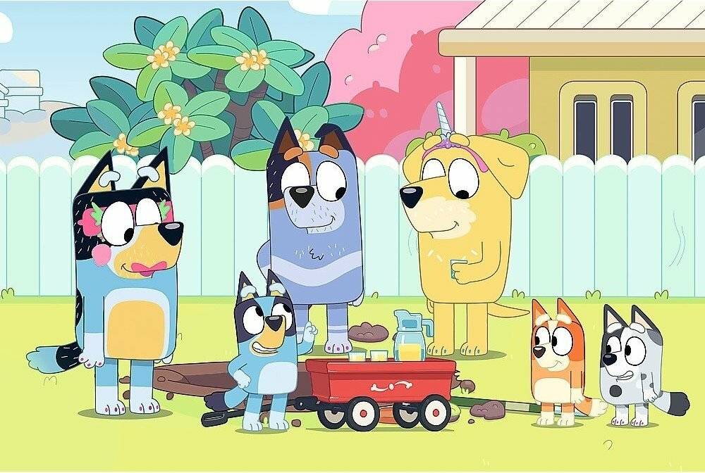 TREFL Puzzle Happy World Bluey 100 Teile