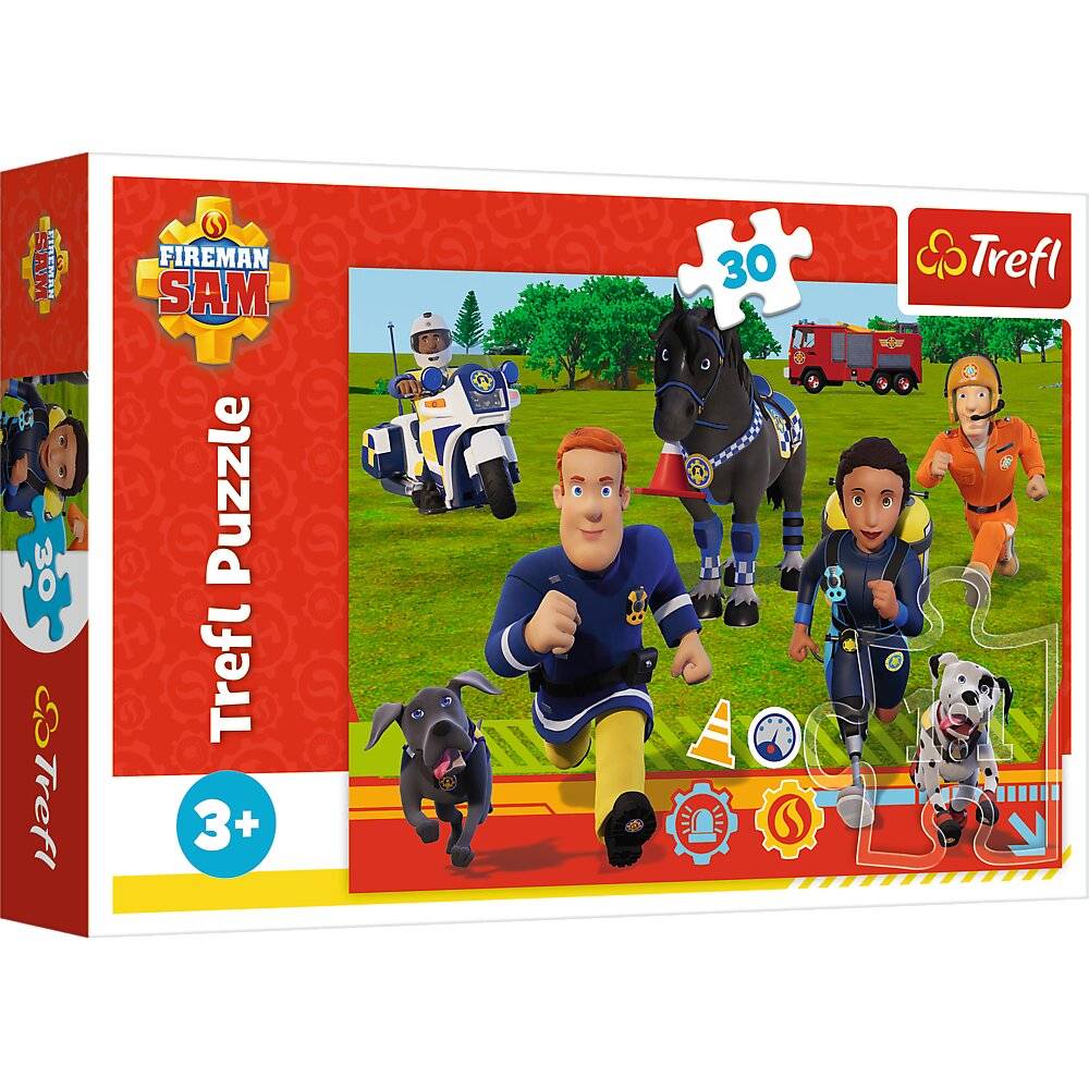 TREFL Puzzle Feuerwehrmann Sam: Bereit zu helfen 30 Teile
