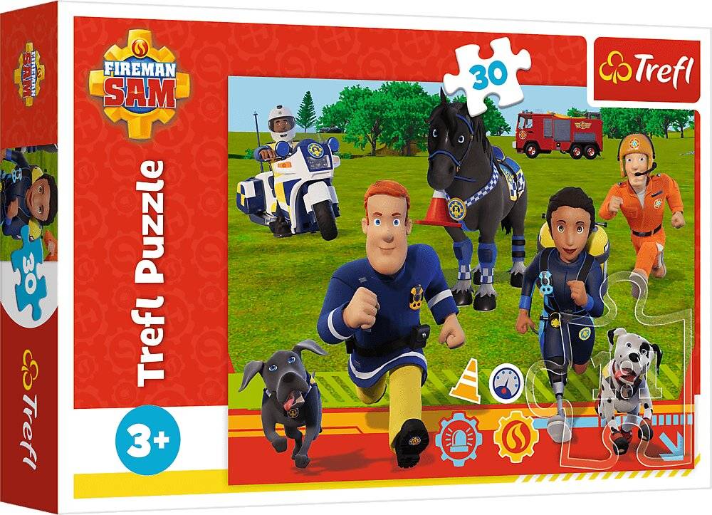 TREFL Puzzle Feuerwehrmann Sam: Bereit zu helfen 30 Teile