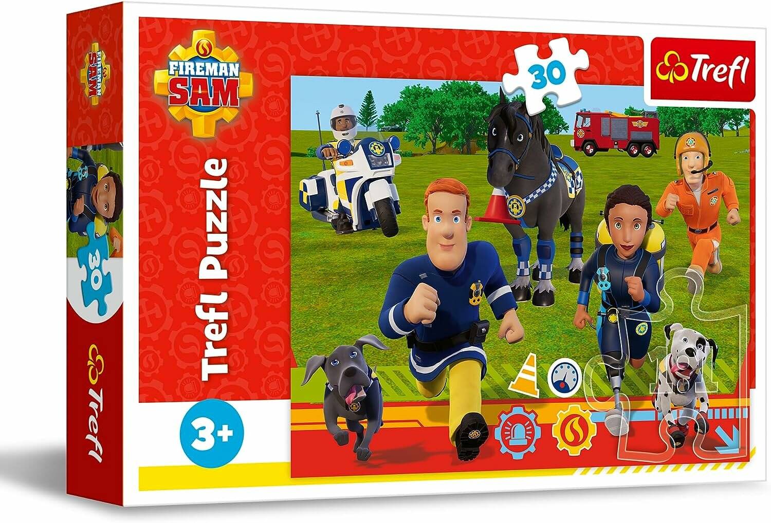 TREFL Puzzle Feuerwehrmann Sam: Bereit zu helfen 30 Teile