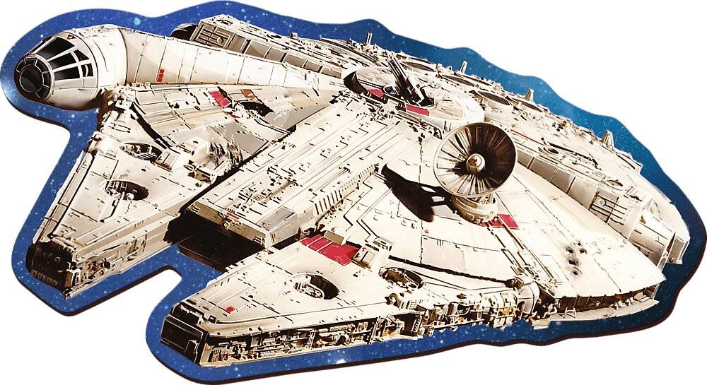 TREFL Wood Craft Origin Puzzle Star Wars: Millennium Falcon 160 Teile