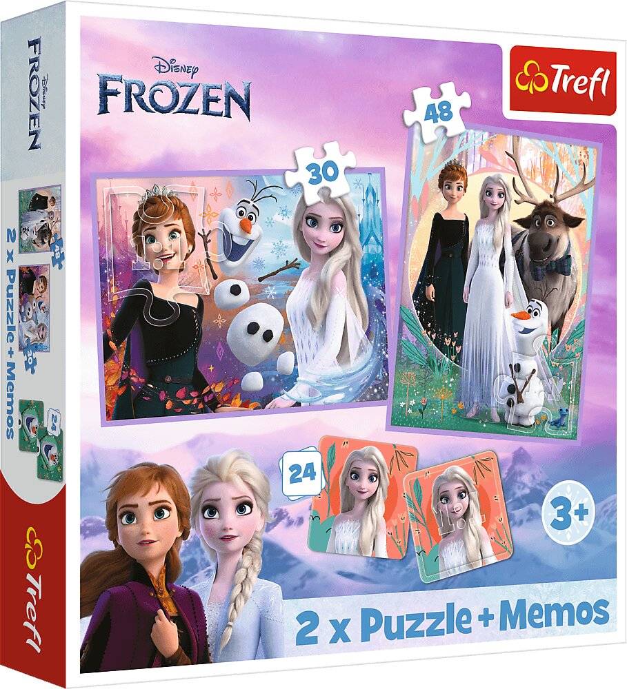 TREFL 3in1-Set Eisreich 2 ( 2x Puzzle + Memory-Spiel)