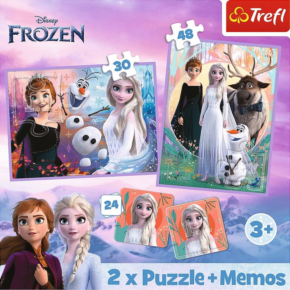 TREFL 3in1-Set Eisreich 2 ( 2x Puzzle + Memory-Spiel)