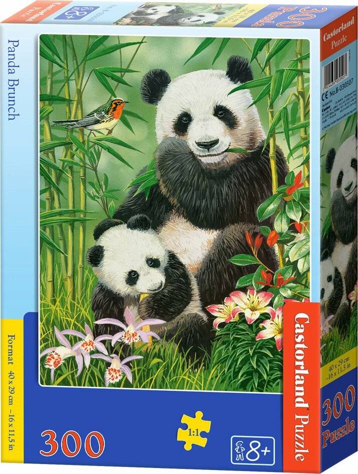 CASTORLAND Panda Brunch Puzzle 300 Teile