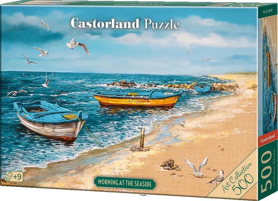 CASTORLAND Puzzle Art Collection Morning on the Seashore 500 Teile