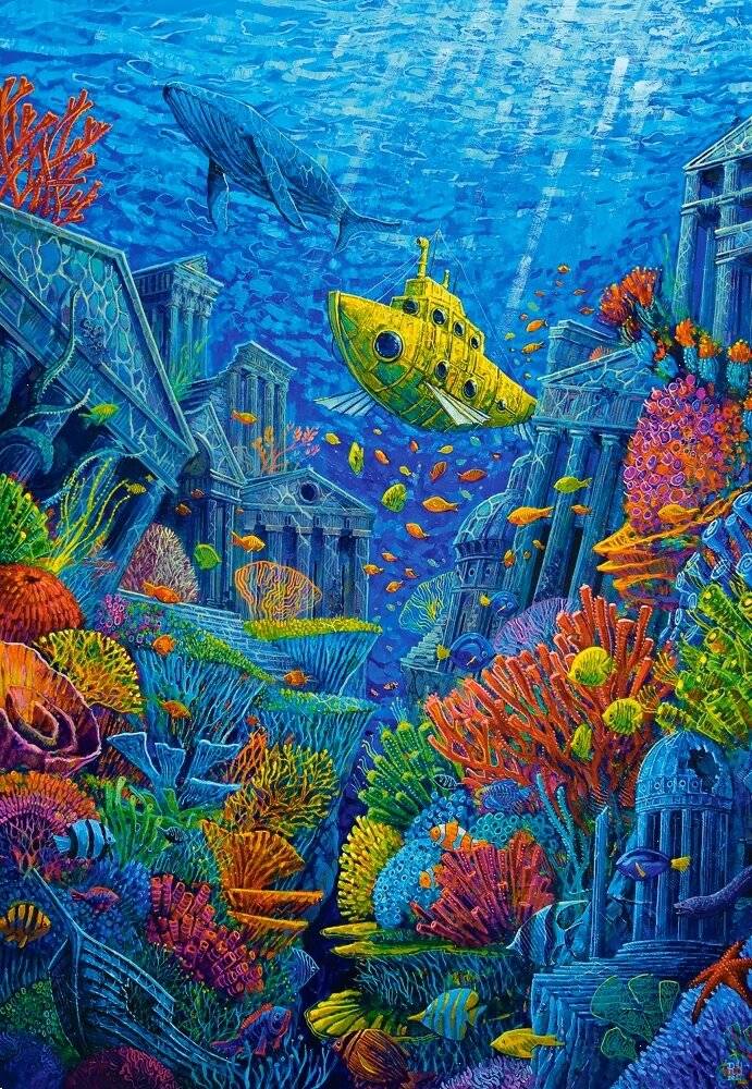 CASTORLAND Puzzle Art Collection Atlantis 1500 Teile