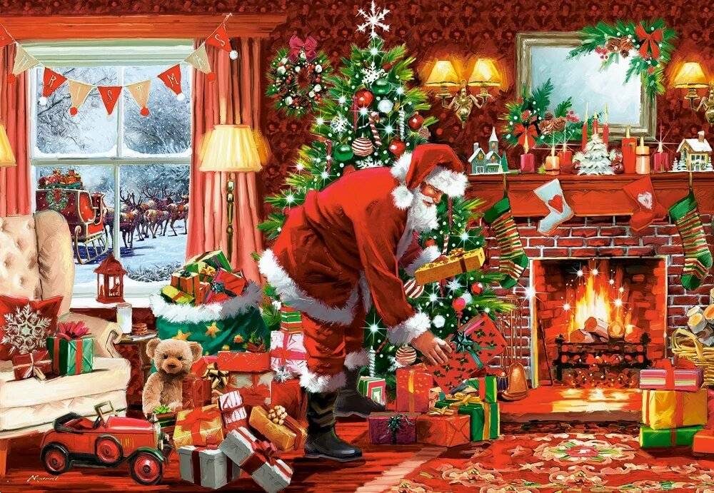 CASTORLAND Puzzle Santa' s Special Delivery 1500 Teile
