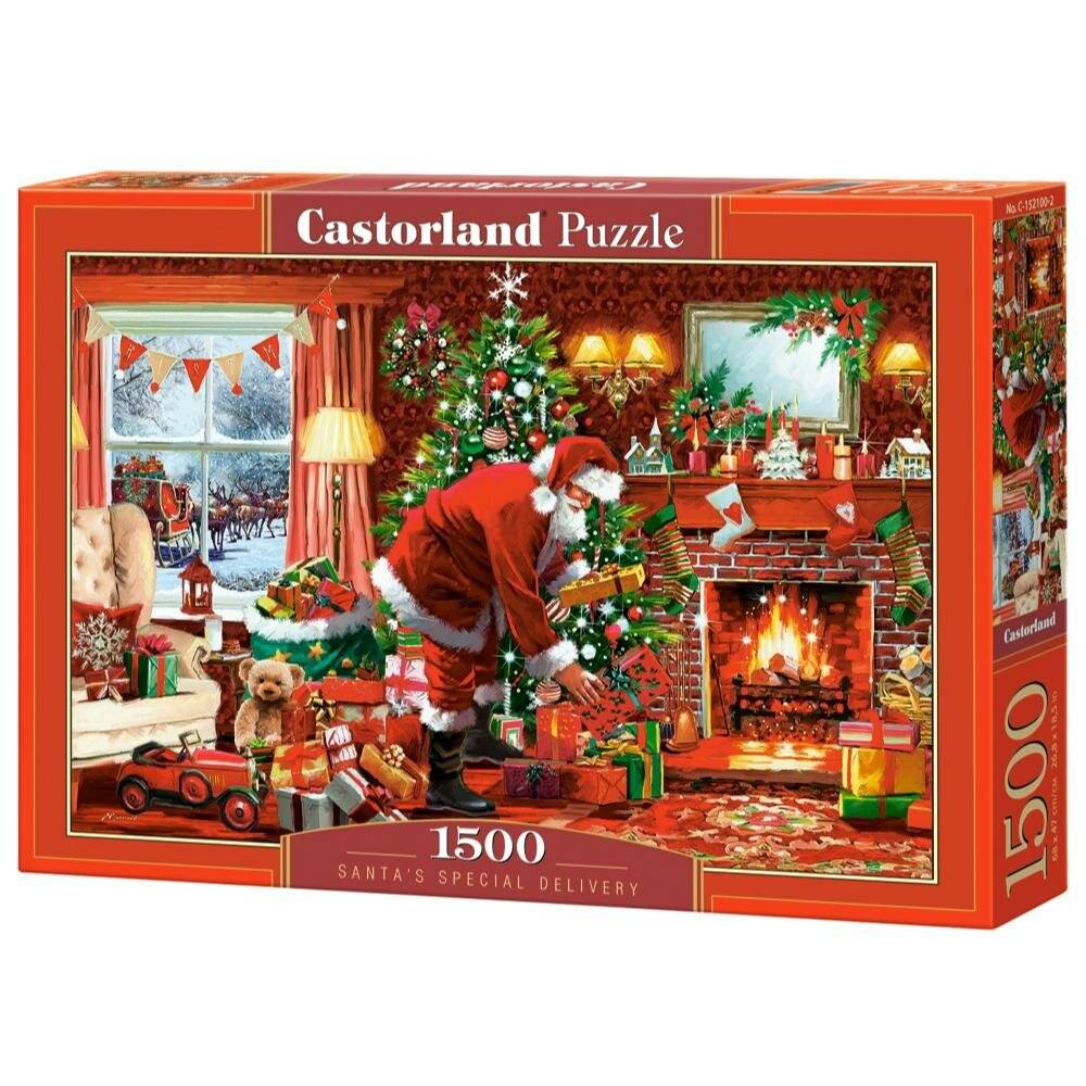 CASTORLAND Puzzle Santa' s Special Delivery 1500 Teile
