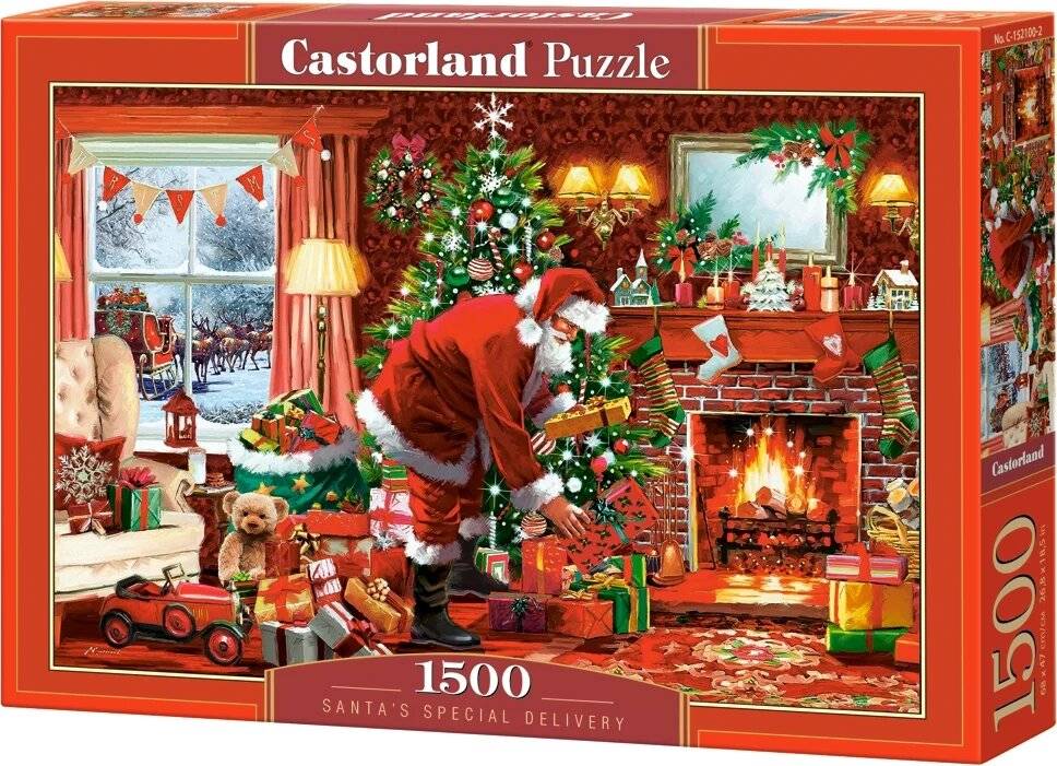 CASTORLAND Puzzle Santa' s Special Delivery 1500 Teile