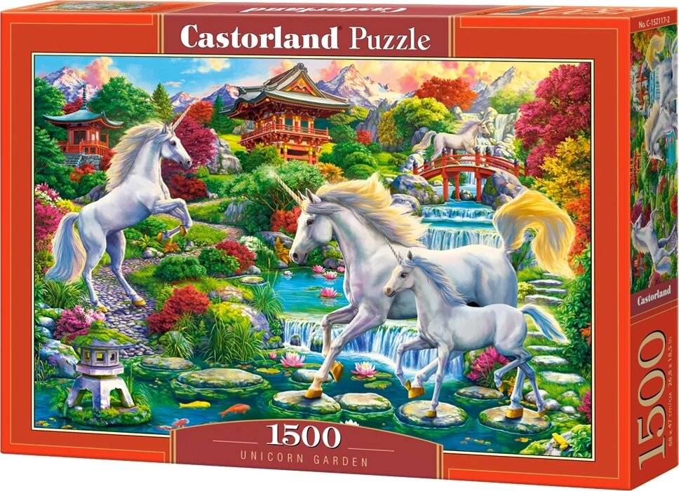 CASTORLAND Puzzle Garten der Einhö rner 1500 Teile