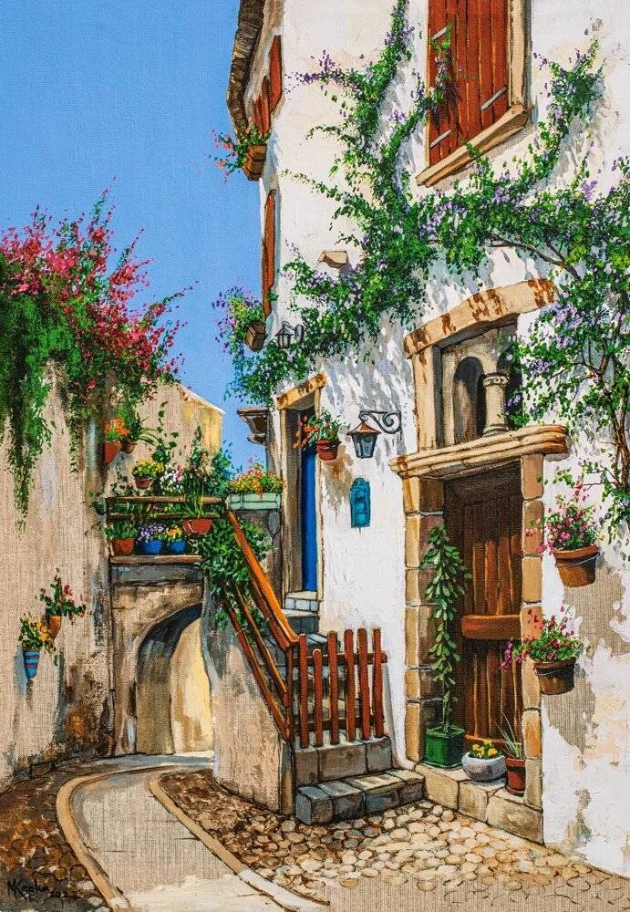 CASTORLAND Puzzle Art Collection: die italienische Straß e 1500 Teile