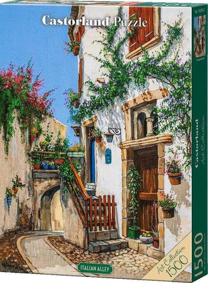 CASTORLAND Puzzle Art Collection: die italienische Straß e 1500 Teile