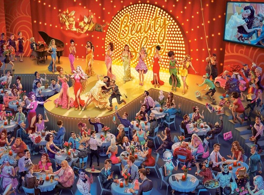 CASTORLAND Puzzle Art Collection: Schö nheitsparade 2000 Teile