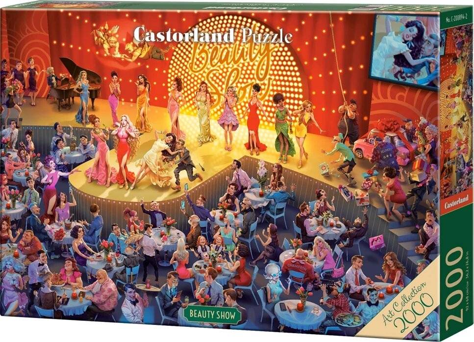 CASTORLAND Puzzle Art Collection: Schö nheitsparade 2000 Teile