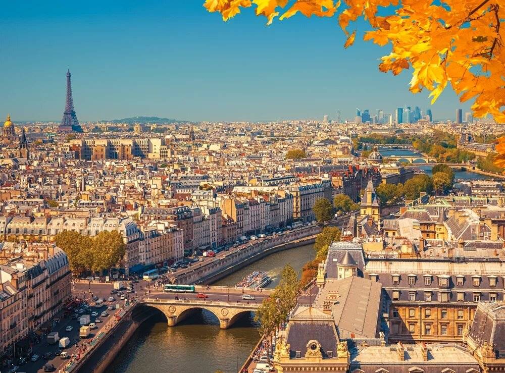 CASTORLAND Puzzle Paris von oben 2000 Teile