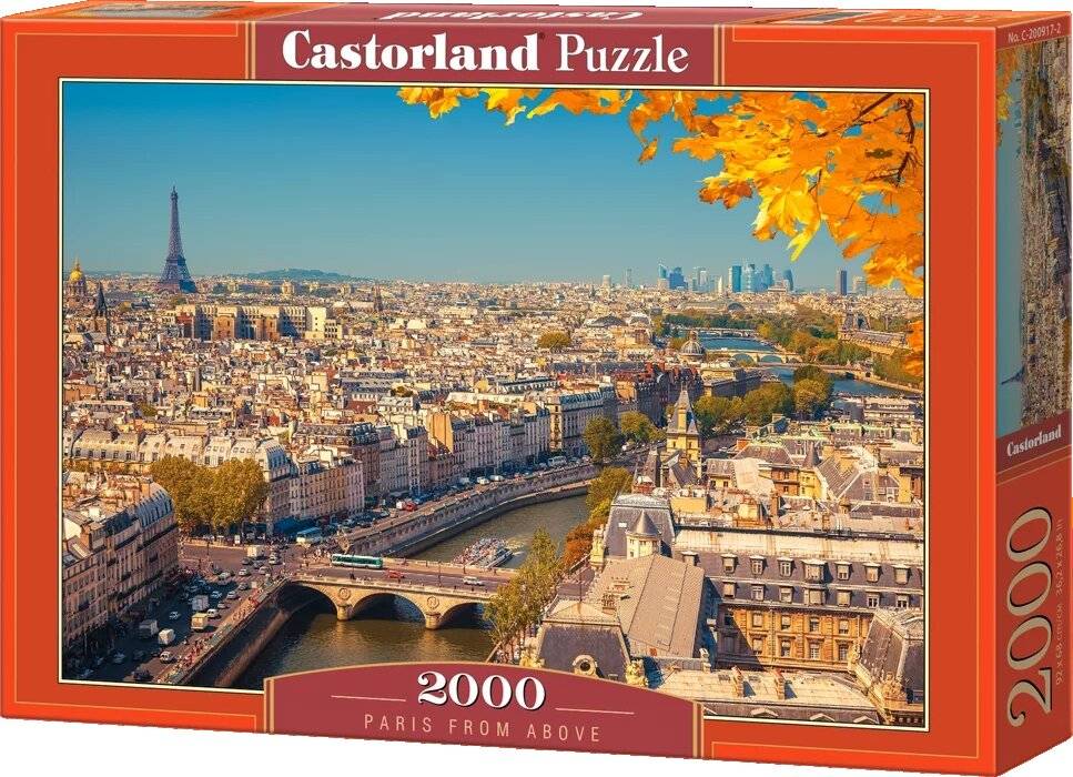 CASTORLAND Puzzle Paris von oben 2000 Teile