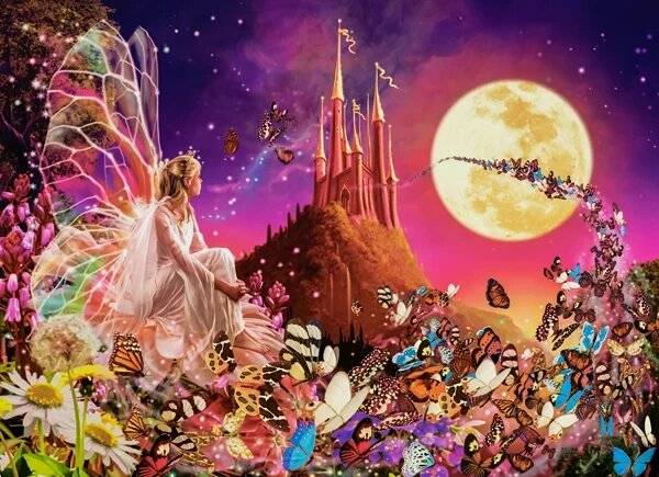 CASTORLAND Puzzle Mä rchenhafte Fantasie 200 Teile