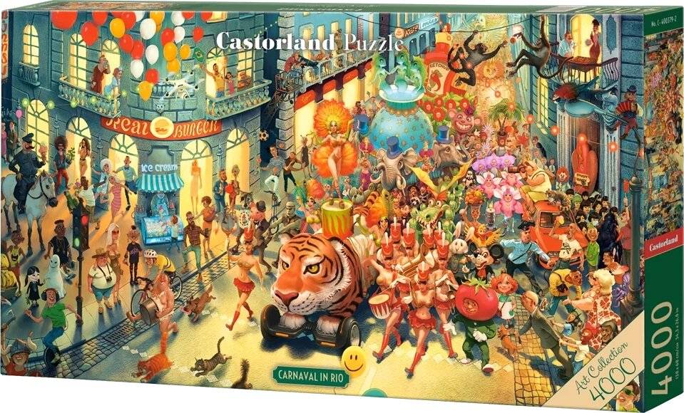 CASTORLAND Puzzle Art Collection: Karneval in Rio 4000 Teile