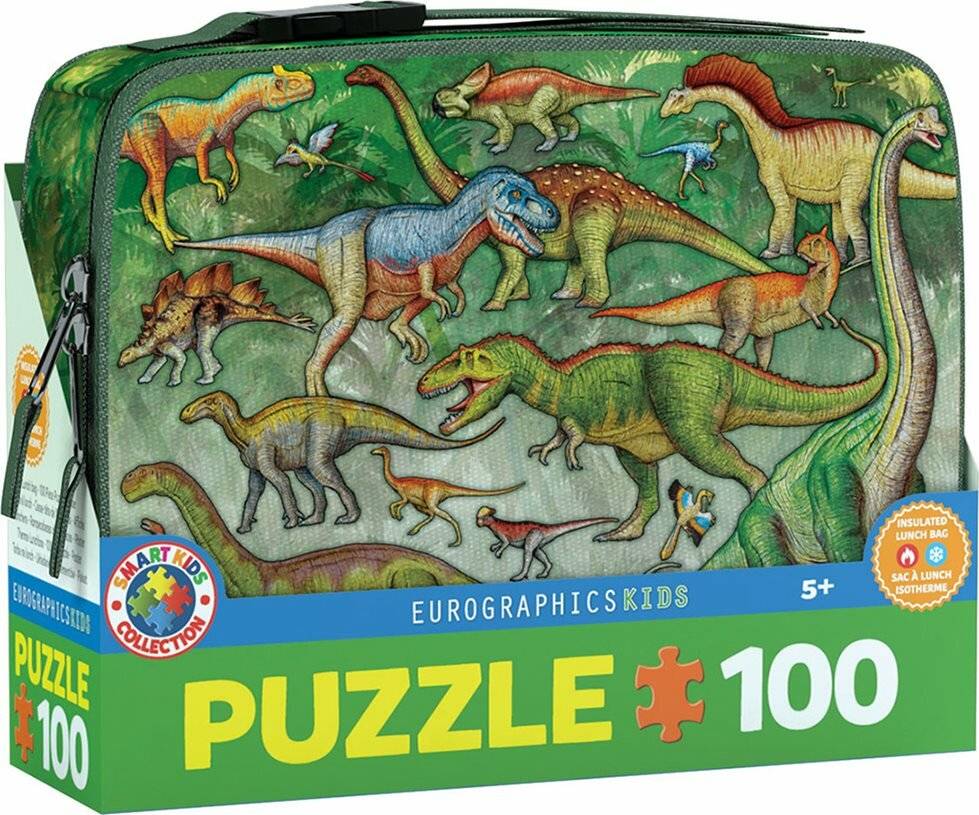 EUROGRAPHICS Puzzle in einer Brotdose Dinosaurier 100 Teile
