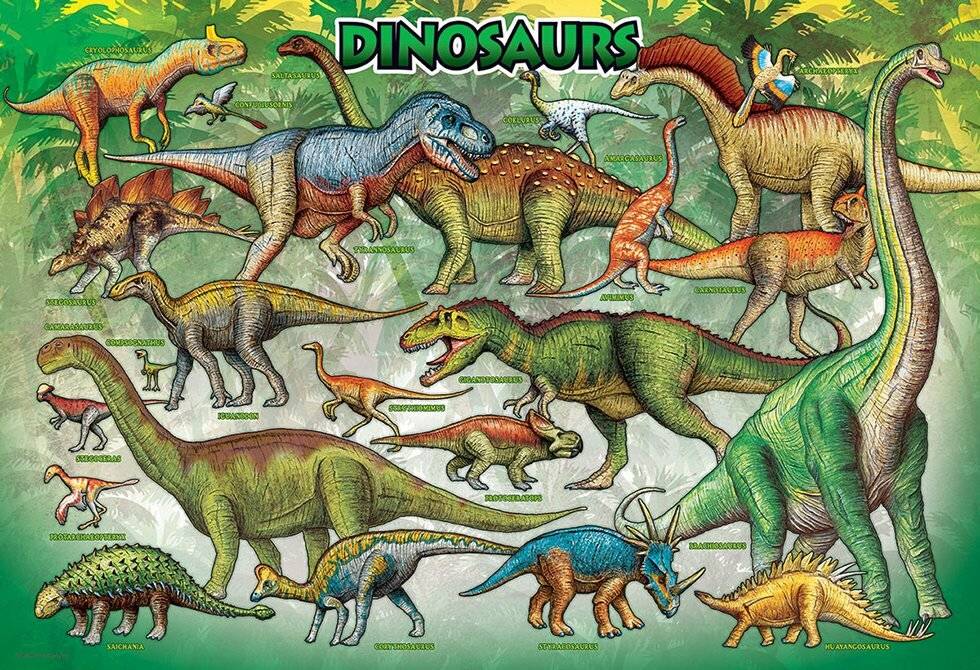 EUROGRAPHICS Puzzle in einer Brotdose Dinosaurier 100 Teile