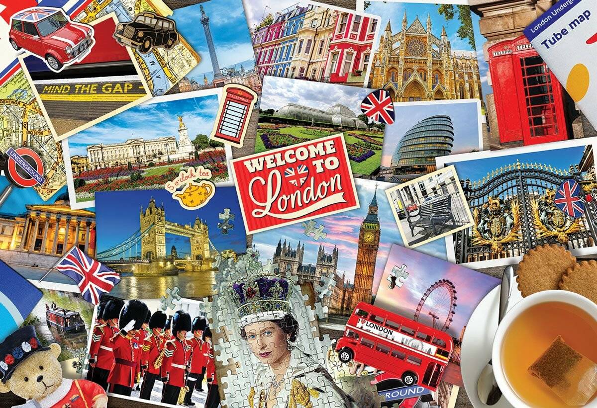 EUROGRAPHICS London Bus Puzzle 550 Teile