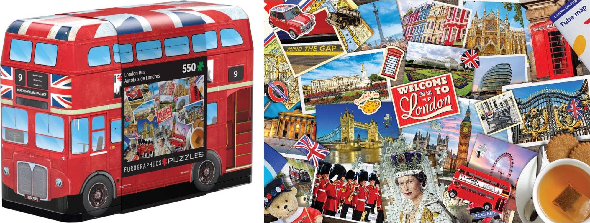 EUROGRAPHICS London Bus Puzzle 550 Teile
