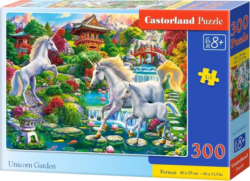 CASTORLAND Puzzle Garten der Einhö rner 300 Teile