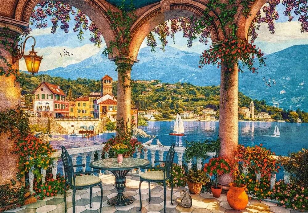 CASTORLAND Puzzle Veranda im Hochsommer 1000 Teile