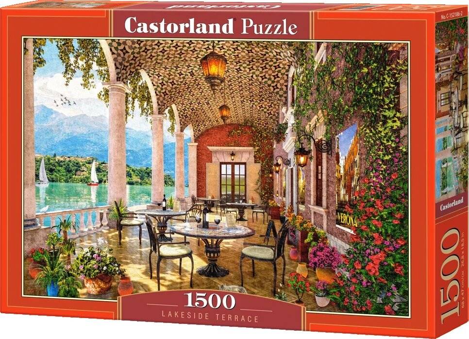 CASTORLAND Puzzle Terrasse am See 1500 Teile