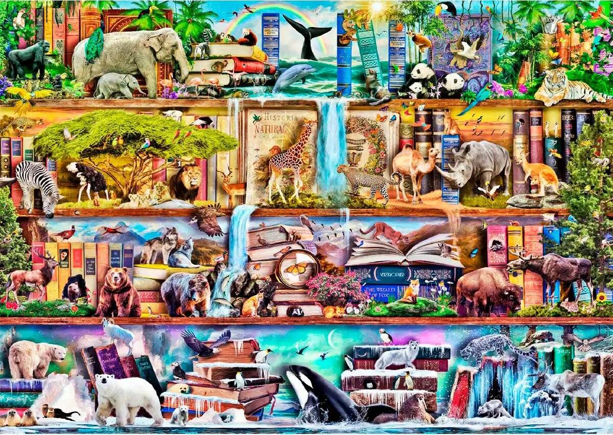 WOODEN CITY Holzpuzzle Wunderschö nes Tierreich 4000 Teile