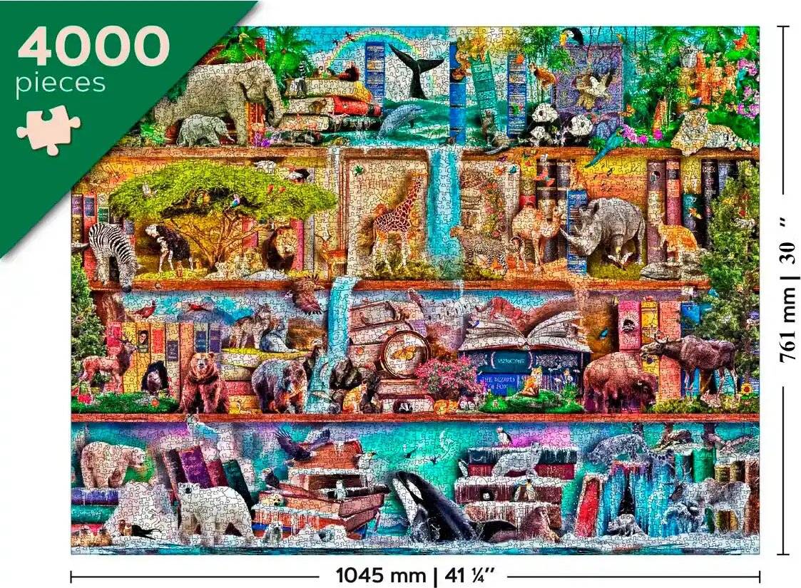 WOODEN CITY Holzpuzzle Wunderschö nes Tierreich 4000 Teile