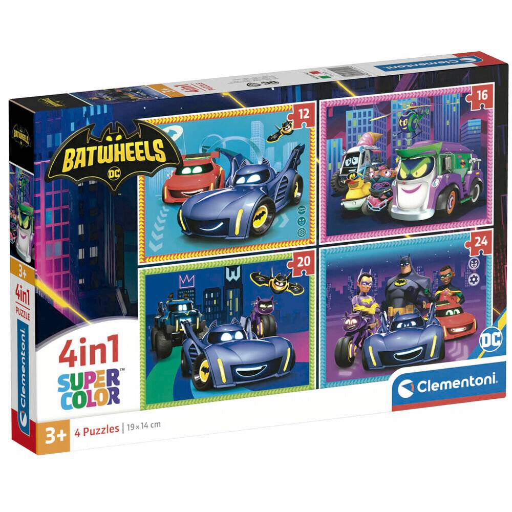 CLEMENTONI Puzzle Fledermaus-Rä der 4in1 ( 12+ 16+ 20+ 24 Teile)