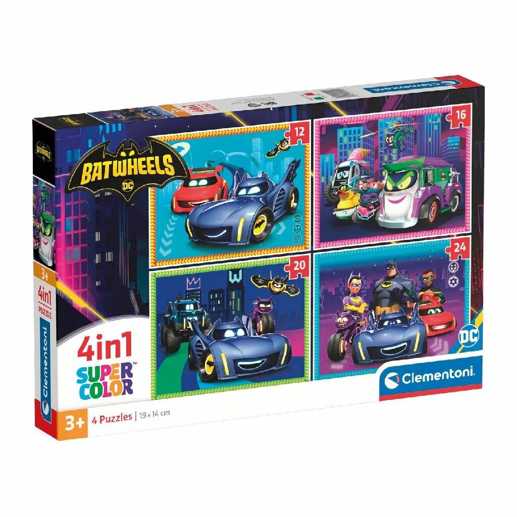 CLEMENTONI Puzzle Fledermaus-Rä der 4in1 ( 12+ 16+ 20+ 24 Teile)