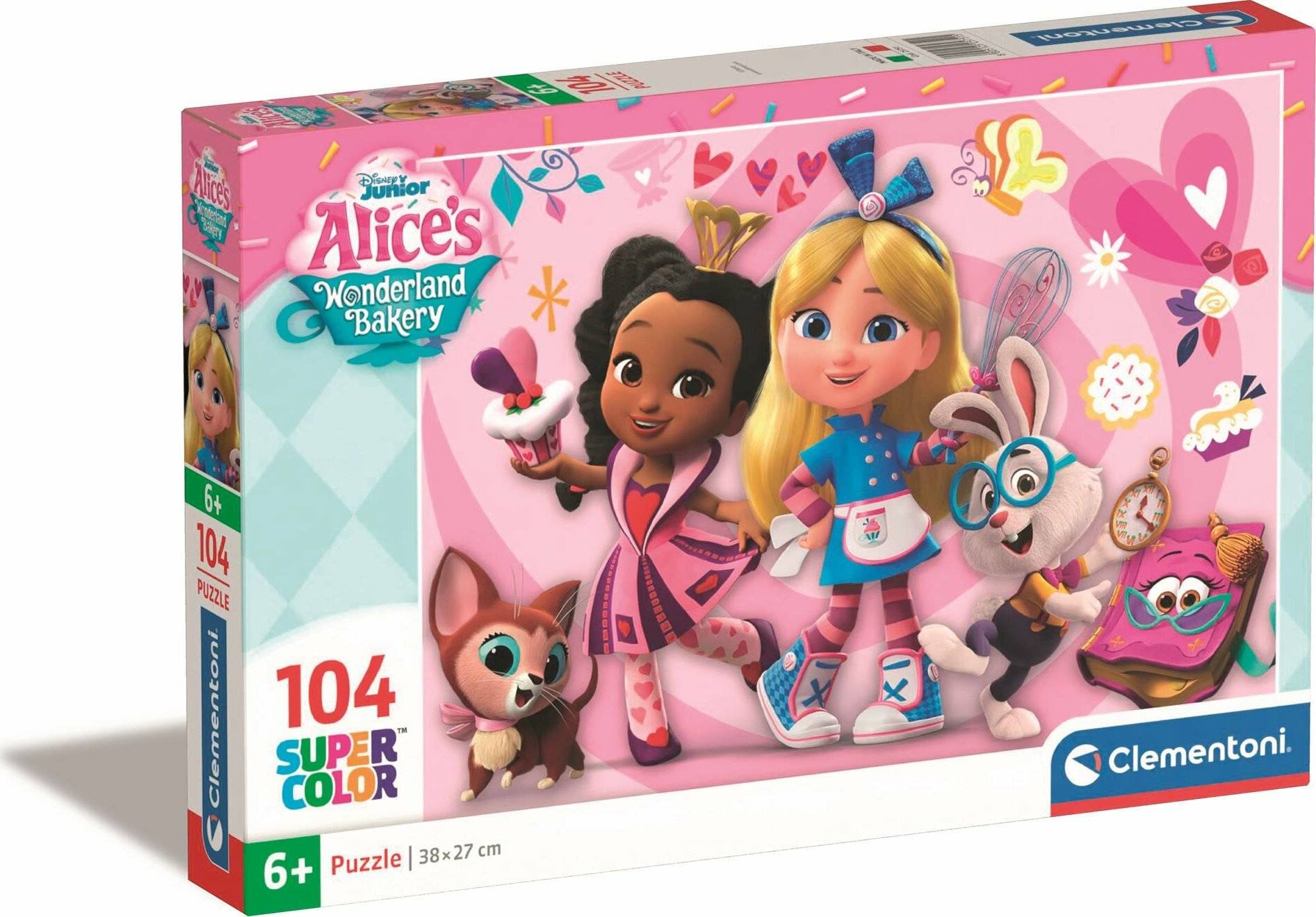 CLEMENTONI Puzzle Alice' s Bä ckerei im Wunderland 104 Teile