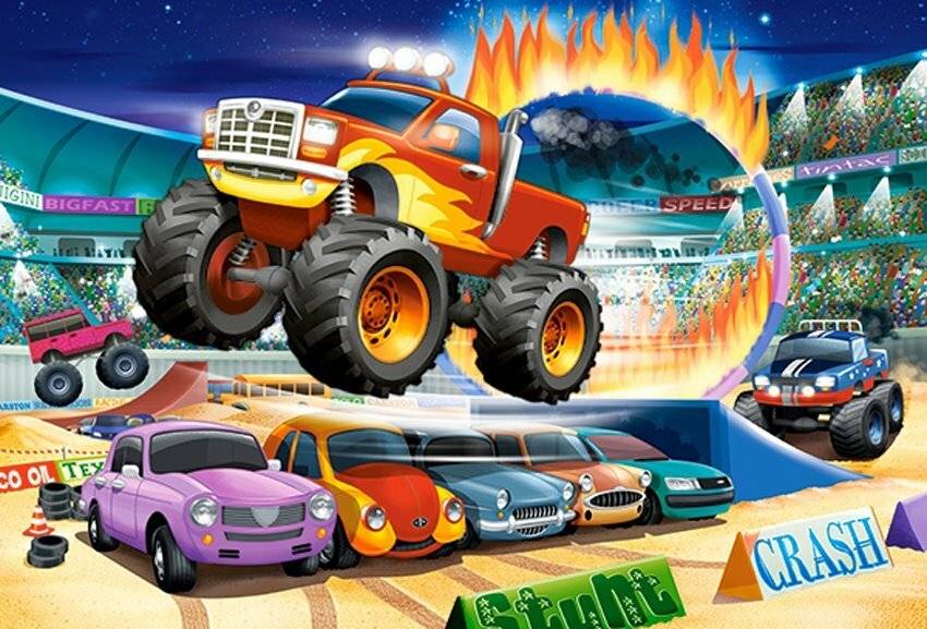 CASTORLAND Jumping Monster Truck MAXI 40 Stü ck