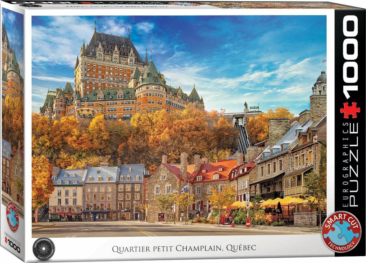 EUROGRAPHICS Puzzle Quartier Petit Champlain 1000 Teile