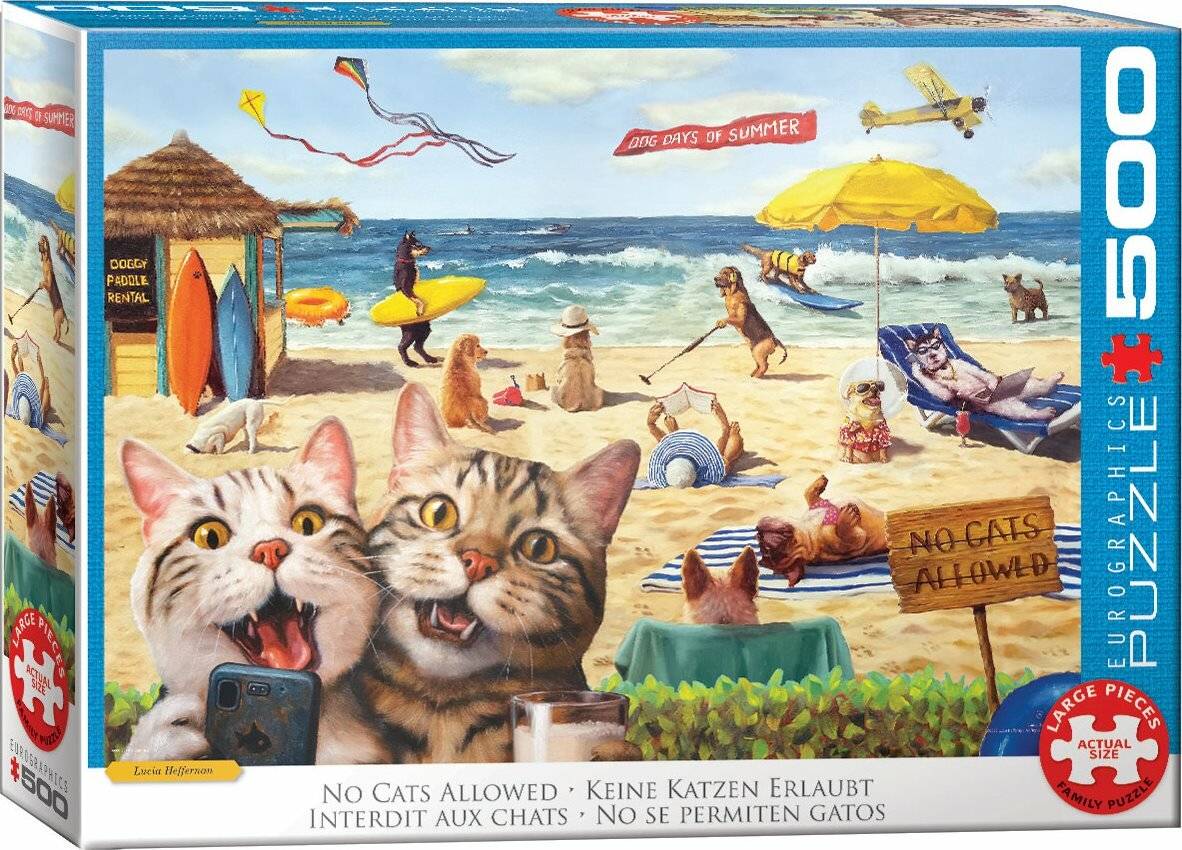 EUROGRAPHICS Puzzle Katzen sind nicht erlaubt XL 500 Stü ck