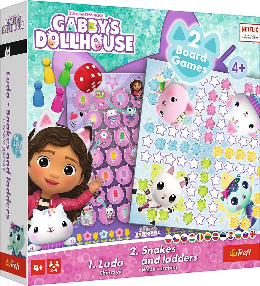 TREFL Games Gaby' s Magic House, 2in1: Mensch, sei nicht bö se und Schlangen und Marienkä fer