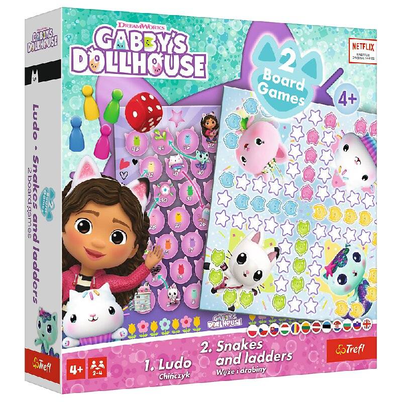 TREFL Games Gaby' s Magic House, 2in1: Mensch, sei nicht bö se und Schlangen und Marienkä fer